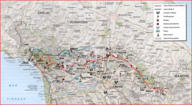 Linea Gotica, dettaglio